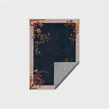Orientalischer Chinoiserie-Teppich mit Blumenmuster, rutschfest - image 4