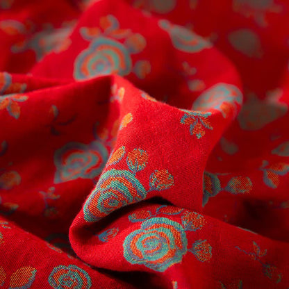 Orientalisches Vintage-Rosen-Baumwoll-Loungewear-Set - image 12