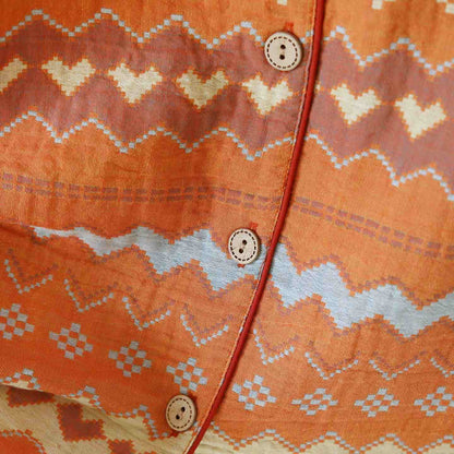Vintage Wave Baumwoll-Loungewear-Set für Paare - image 6