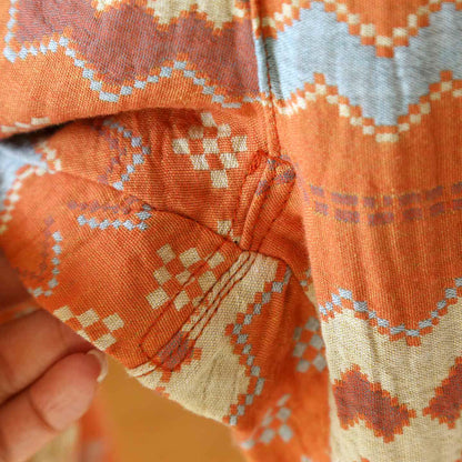 Vintage Wave Baumwoll-Loungewear-Set für Paare - image 12