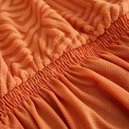 Geometrischer elastischer Stretch-Esszimmerstuhlbezug - image 6
