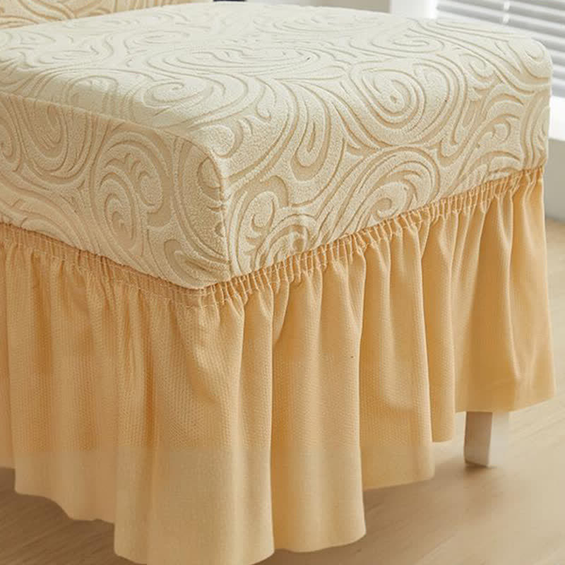 Universal Stretch Jacquard Esszimmerstuhlbezug - image 7