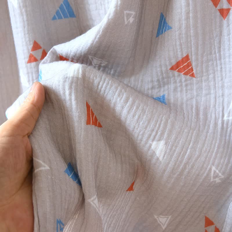Unisex-Loungewear-Set aus Baumwolle mit geometrischem Dreieck - image 11