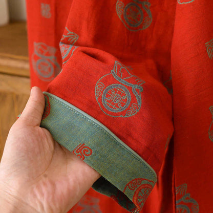 Loungewear-Set aus Baumwolle mit Glückstaschenmuster - image 8