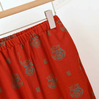 Loungewear-Set aus Baumwolle mit Glückstaschenmuster - image 11