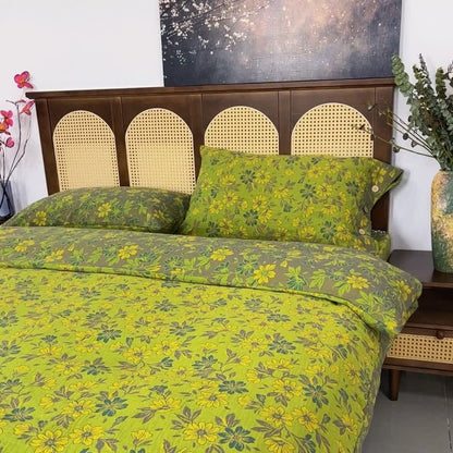 Bettwäsche-Set „Country Gardenia Floral“ aus Baumwollgaze (4-teilig) - image 8