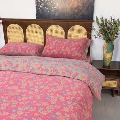 Bettwäsche-Set „Country Gardenia Floral“ aus Baumwollgaze (4-teilig) - image 3
