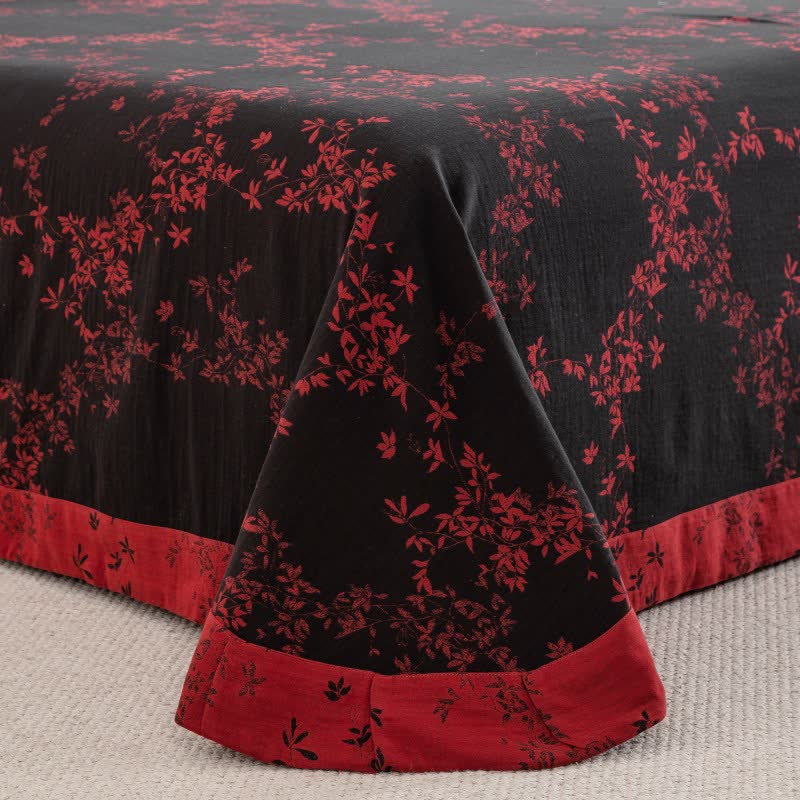 Bettwäsche-Set „Country Leaf“ aus Baumwollgaze (4-teilig) - image 11