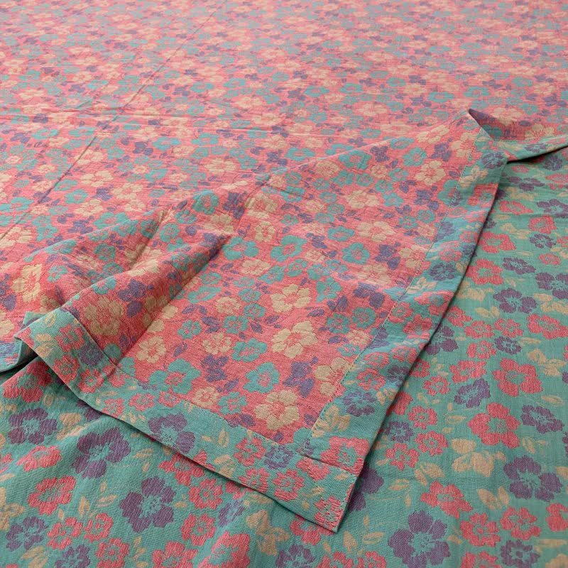 Wendebettlaken aus Baumwolle mit pastoralem Blumenmuster - image 8