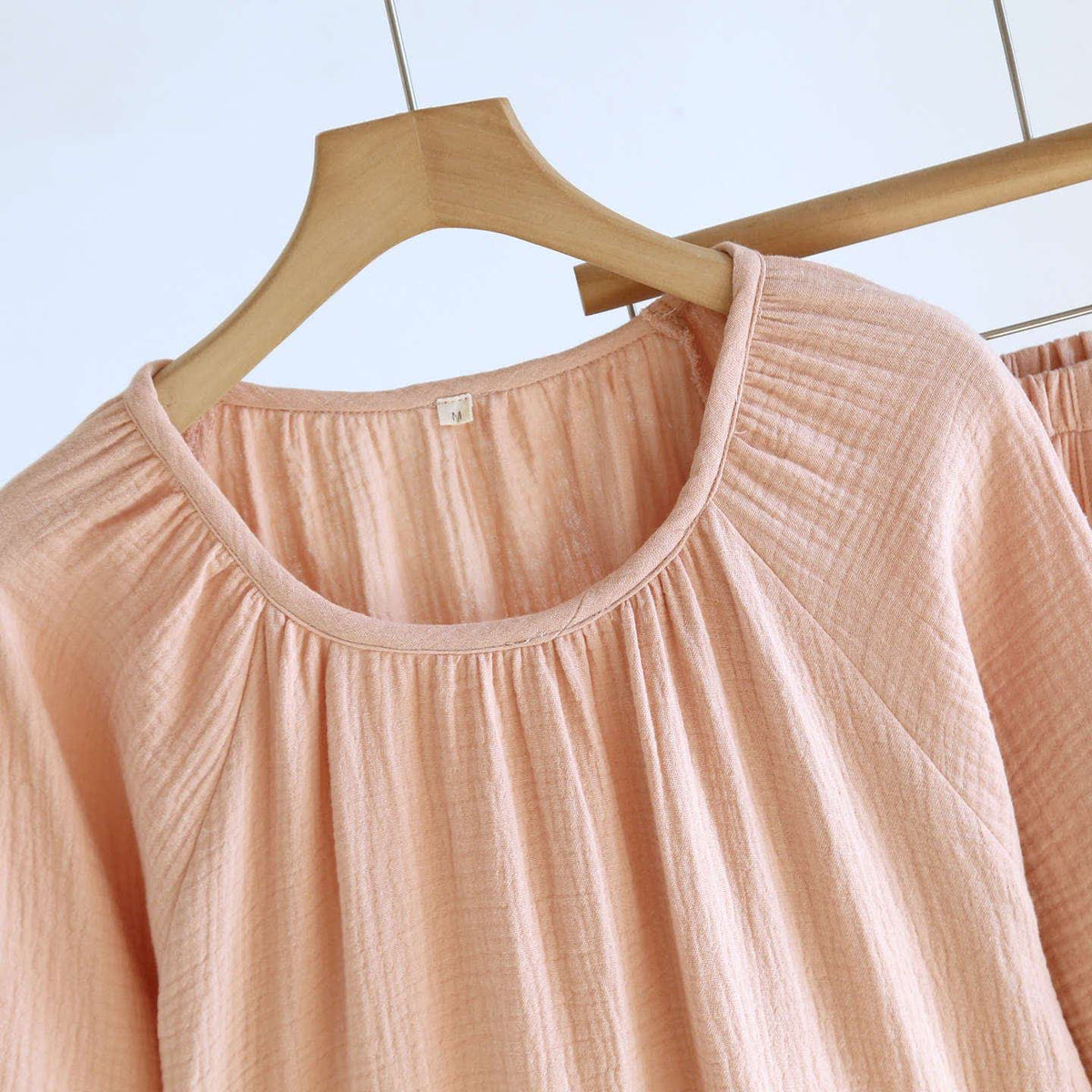 Minimalistisches einfarbiges Loungewear-Set aus Baumwolle - image 7