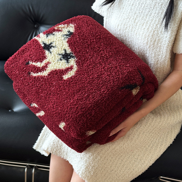 Festliche Strickdecke zum Jahr des Pferdes - image 10
