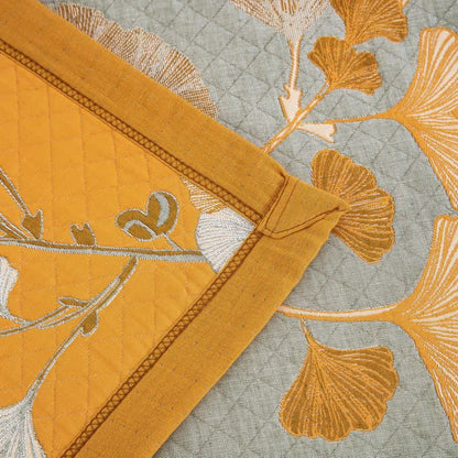Wendbare Tagesdecke aus Bio-Baumwolle mit Ginkgo-Blatt - image 69