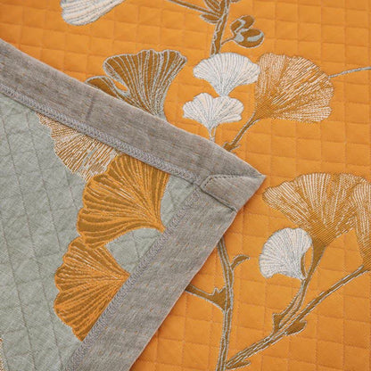 Wendbare Tagesdecke aus Bio-Baumwolle mit Ginkgo-Blatt - image 60