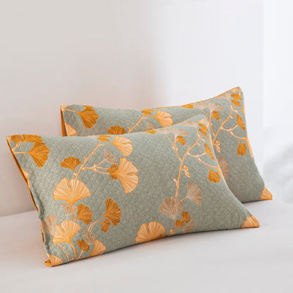 Wendbare Tagesdecke aus Bio-Baumwolle mit Ginkgo-Blatt - image 68