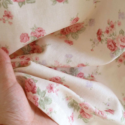 Romantischer Rosen-Pyjama aus Baumwollgaze - image 8