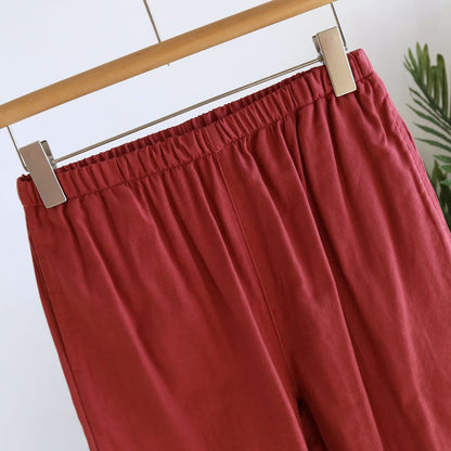 Romantischer Rosen-Pyjama aus Baumwollgaze - image 10