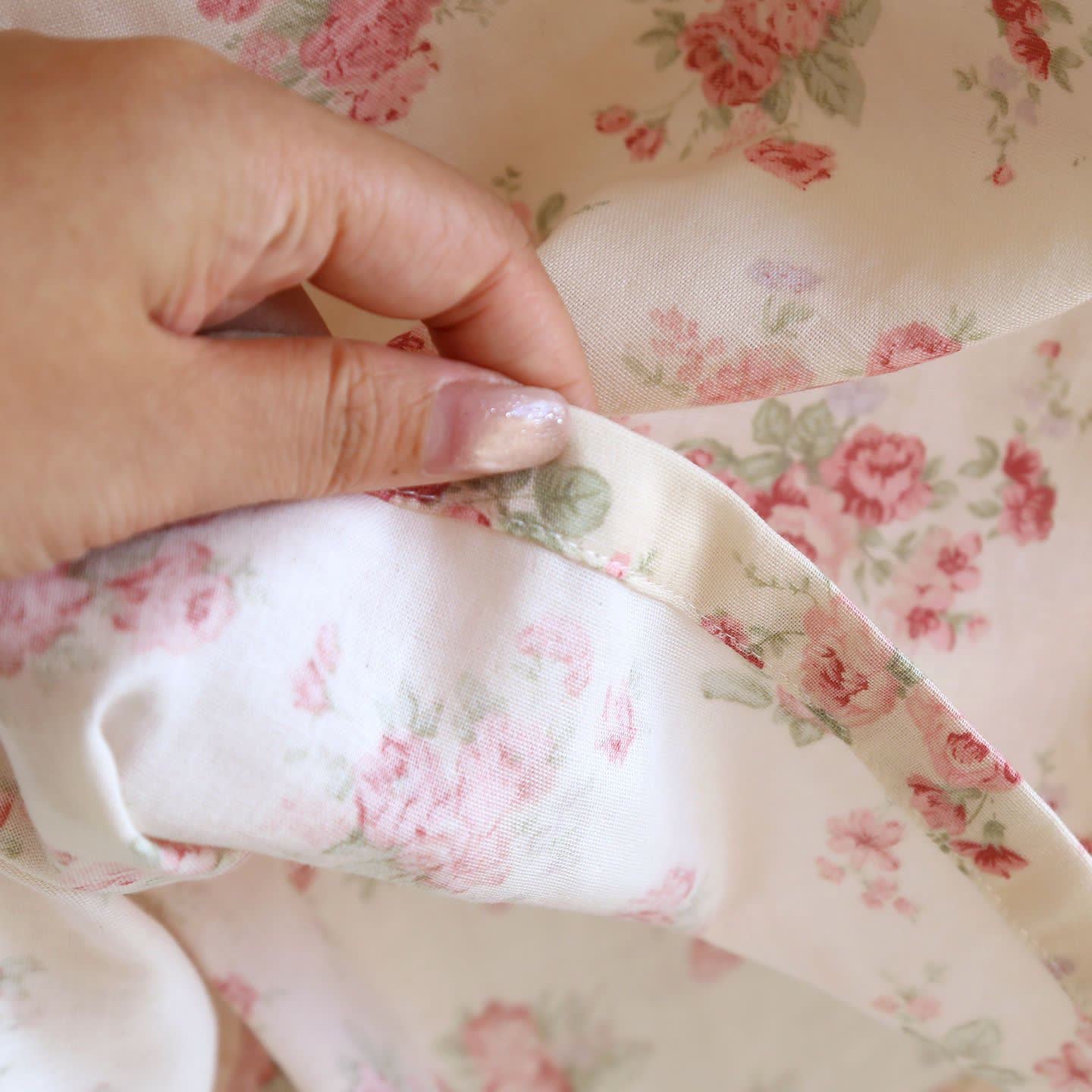 Romantischer Rosen-Pyjama aus Baumwollgaze - image 9