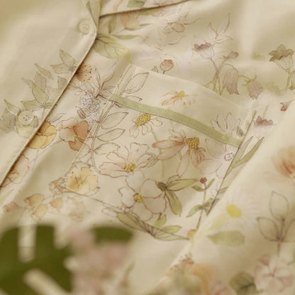 Loungewear-Set mit langen Ärmeln und ländlichem Blumenmuster - image 11