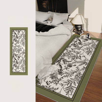 Eleganter Vintage-Fußteppich mit Blumenmuster - image 2