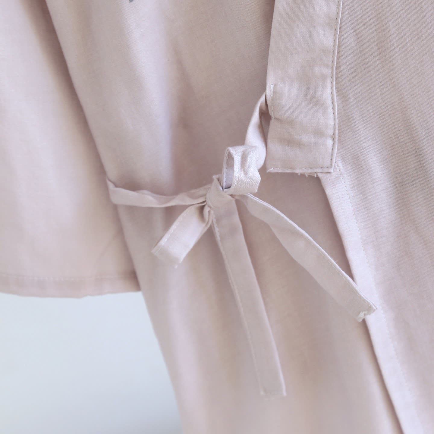 Kimono-Set aus Baumwollgaze mit Hirschmotiv - image 5