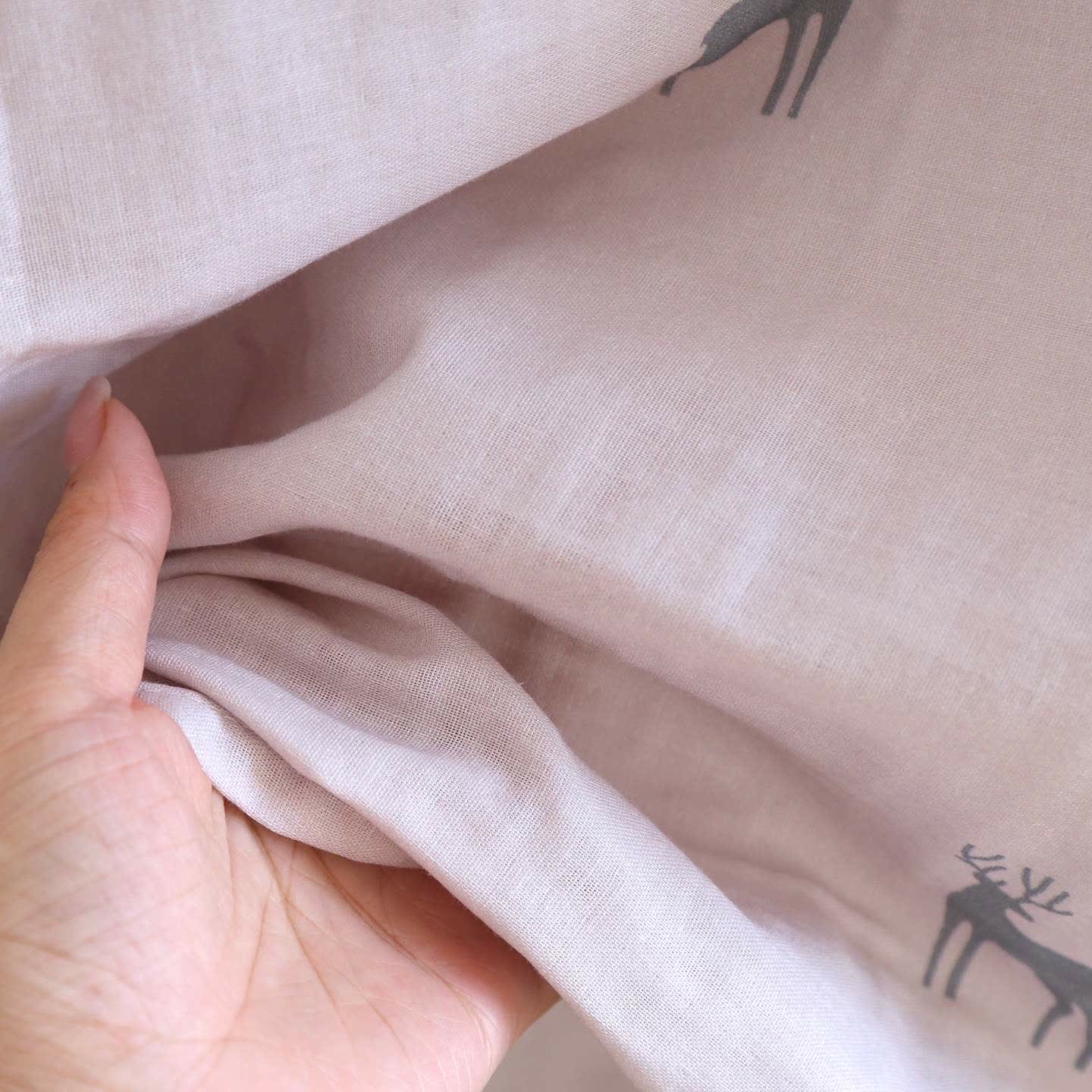 Kimono-Bademantel aus Baumwollgaze mit Hirschmotiv für Paare - image 10
