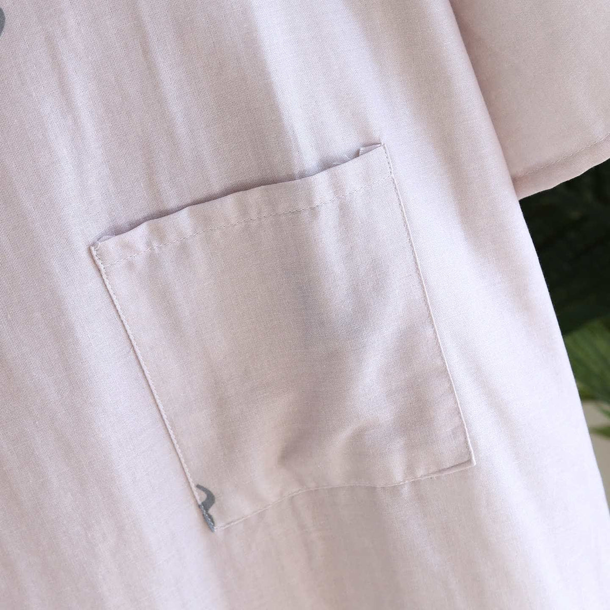 Kimono-Bademantel aus Baumwollgaze mit Hirschmotiv für Paare - image 7