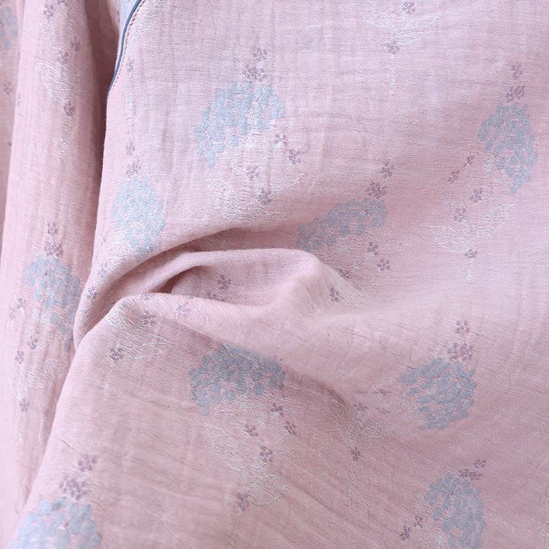Pyjama-Set aus Baumwolle im Vintage-Stil mit dezentem Blumenmuster - image 10