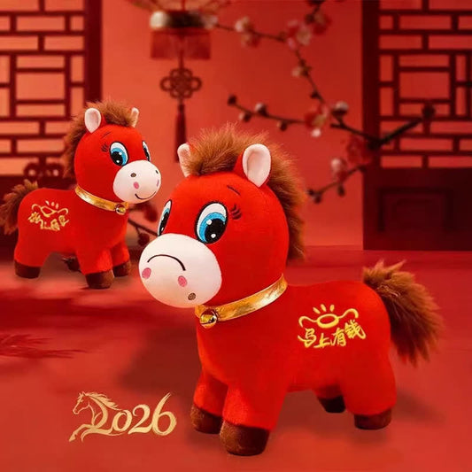 Chinesisches Neujahrs-Glückspferd-Plüschtier - image 0