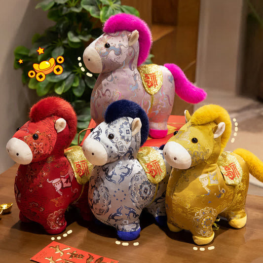 Vintage-Dekoration mit traditionellem Tierkreiszeichen-Pferdespielzeug - image 0