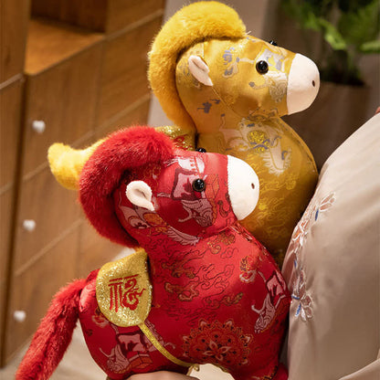 Vintage-Dekoration mit traditionellem Tierkreiszeichen-Pferdespielzeug - image 1