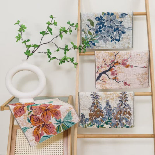 Küchenhandtuch aus Baumwollgaze mit Landhausmuster - image 0