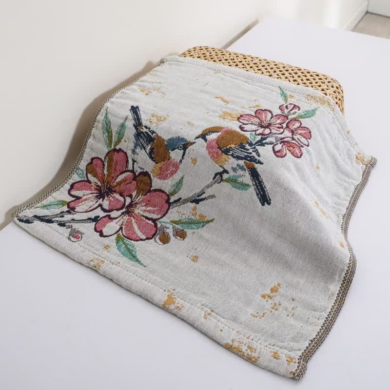 Küchenhandtuch aus Baumwollgaze der Country Bird Serie - image 1