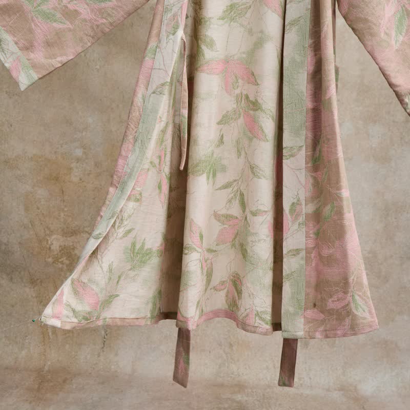 Kimono-Bademantel aus Naturbaumwollgaze - image 4