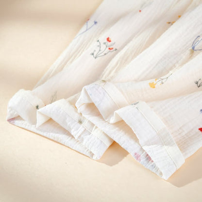 Pyjama-Set aus Baumwollgaze mit Landhausmuster - image 9