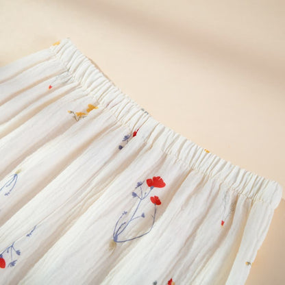 Pyjama-Set aus Baumwollgaze mit Landhausmuster - image 7