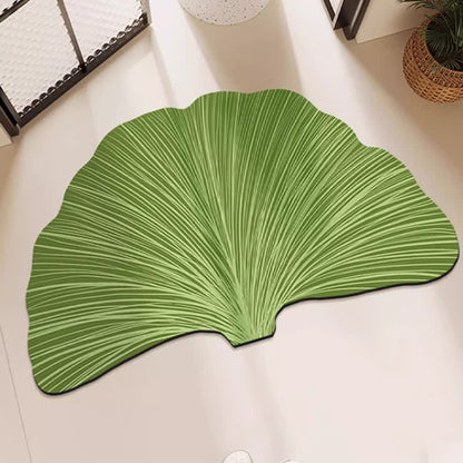 Botanische Ginkgoblatt-Anti-Rutsch-Badematte - 80cm x 120cm - image 0