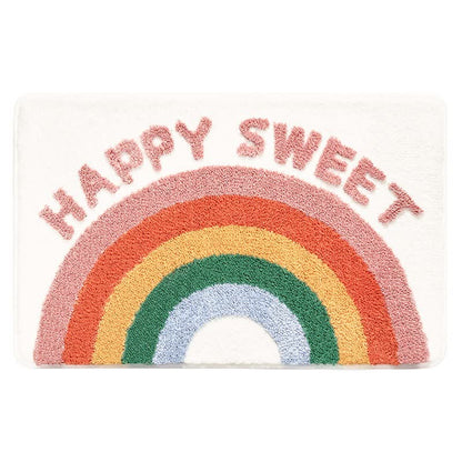 Dekorativer Badeteppich mit Regenbogenmotiven - image 4