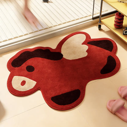 Niedlicher Badeteppich mit Cartoon-Pony - Fliegendes Pony - 60cm x 90cm - image 0