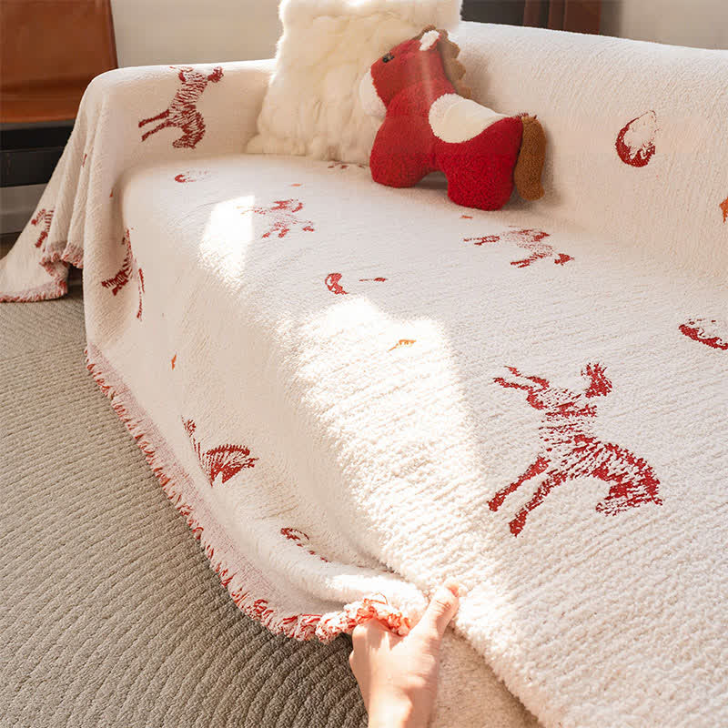 Sofaschutz mit Neujahrsglückspferd - image 7