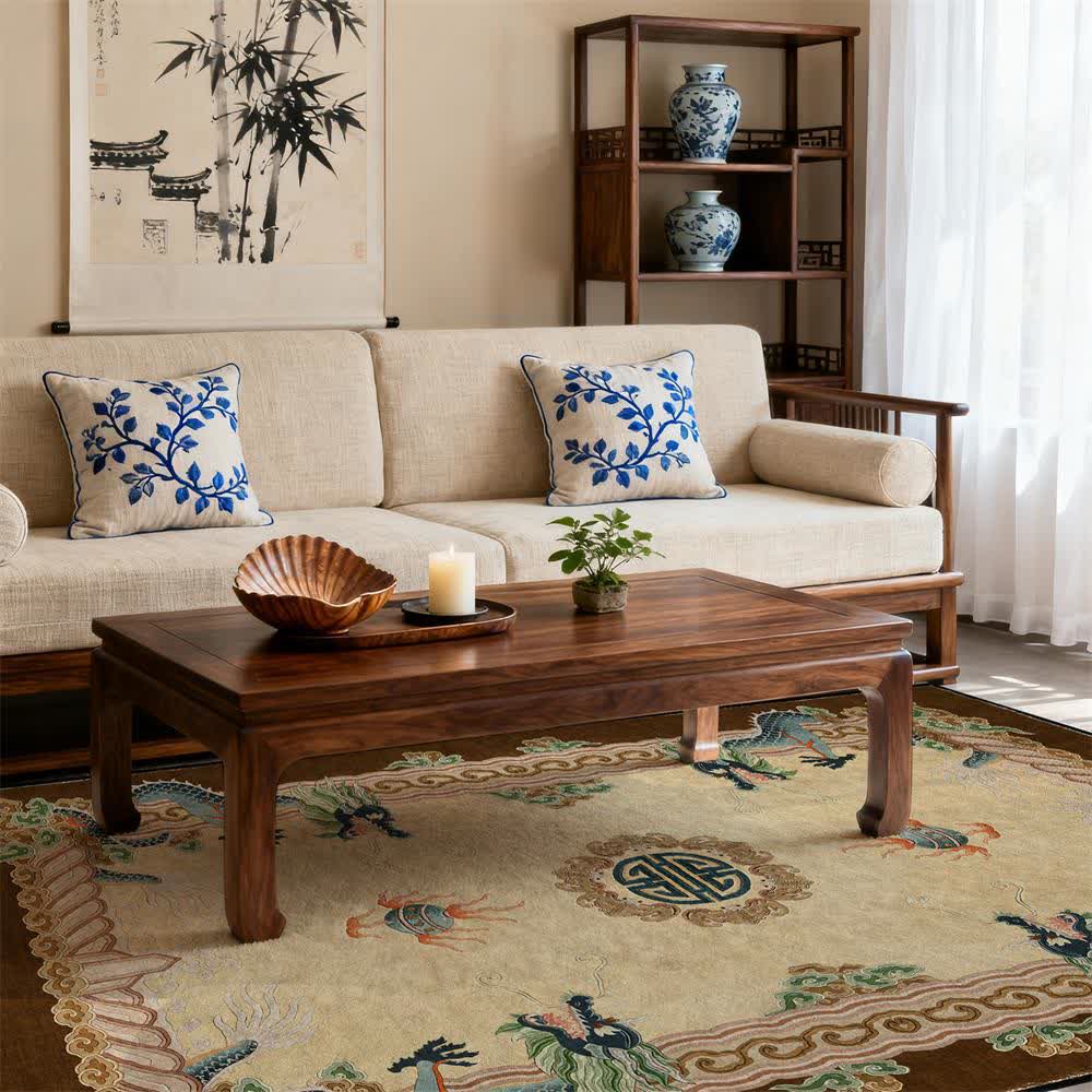 Klassischer Teppich im chinesischen Stil mit Drachenmotiv - image 9