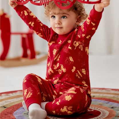 Golden Pony Baumwoll-Loungewear-Set für Kinder - image 1
