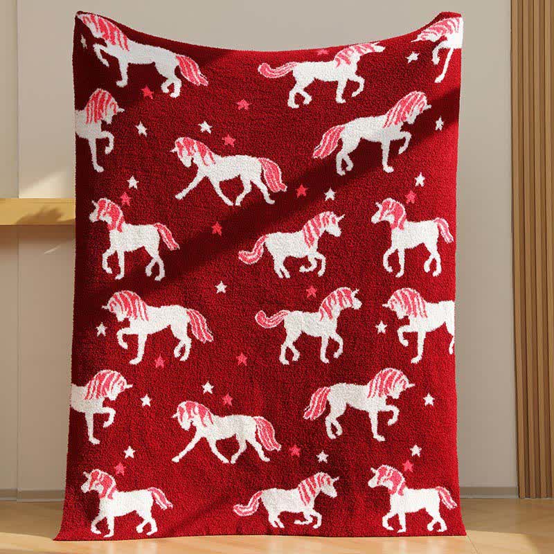 Ultraweiche Einhorn-Garndecke - 120cm x 160cm - image 0