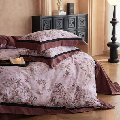 Traumhaftes Baumwoll-Bettwäscheset mit Blumen- und Schmetterlingsmotiven (4-teilig) - image 3