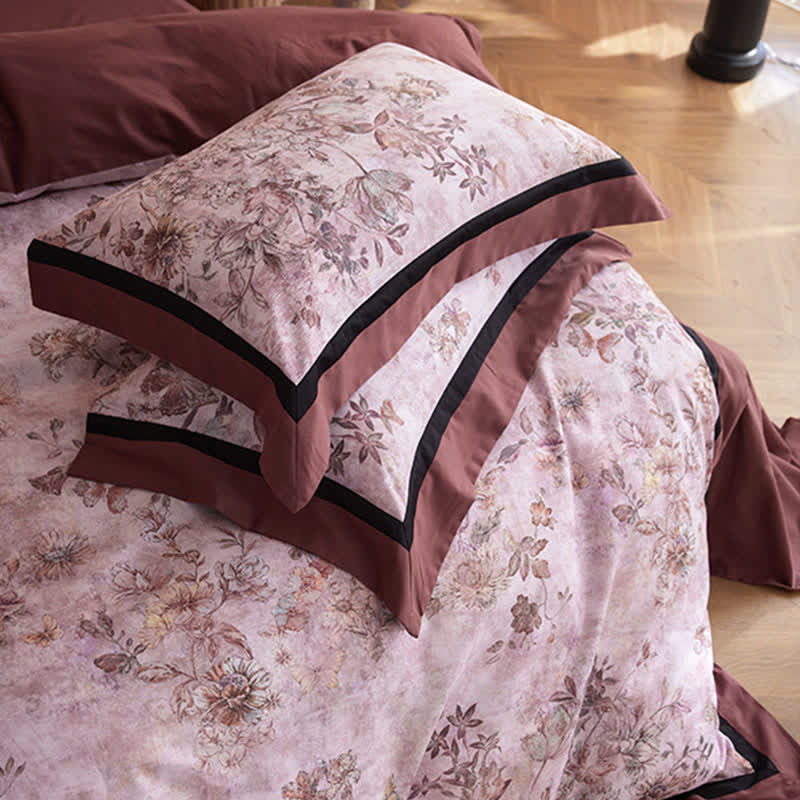 Traumhaftes Baumwoll-Bettwäscheset mit Blumen- und Schmetterlingsmotiven (4-teilig) - image 8