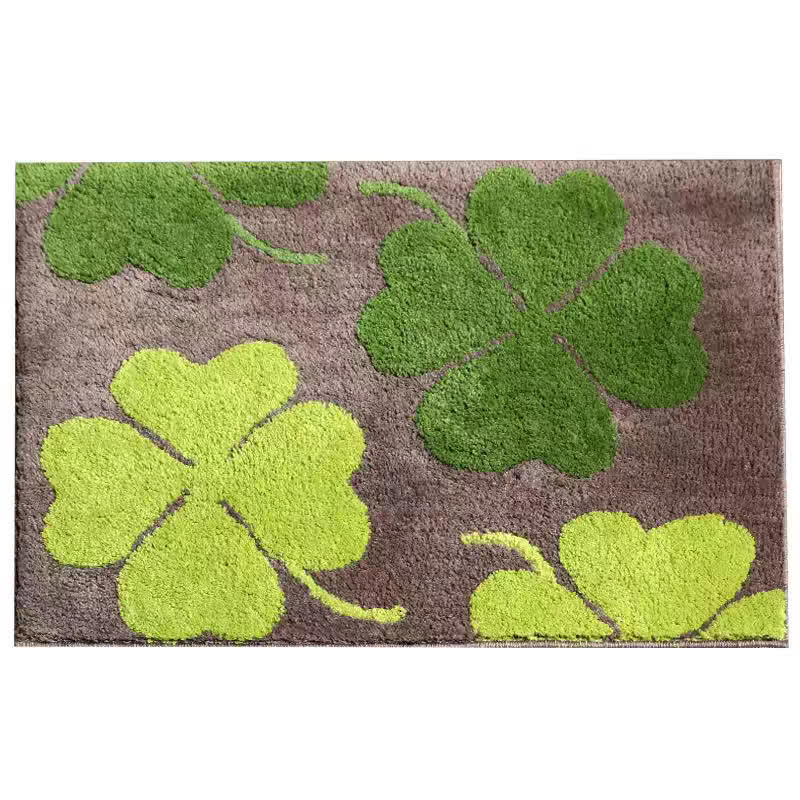 Frischer vierblättriger Klee-Teppich - image 2