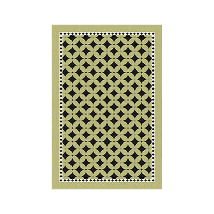 Grüner geometrischer Rauten-Teppich - image 3