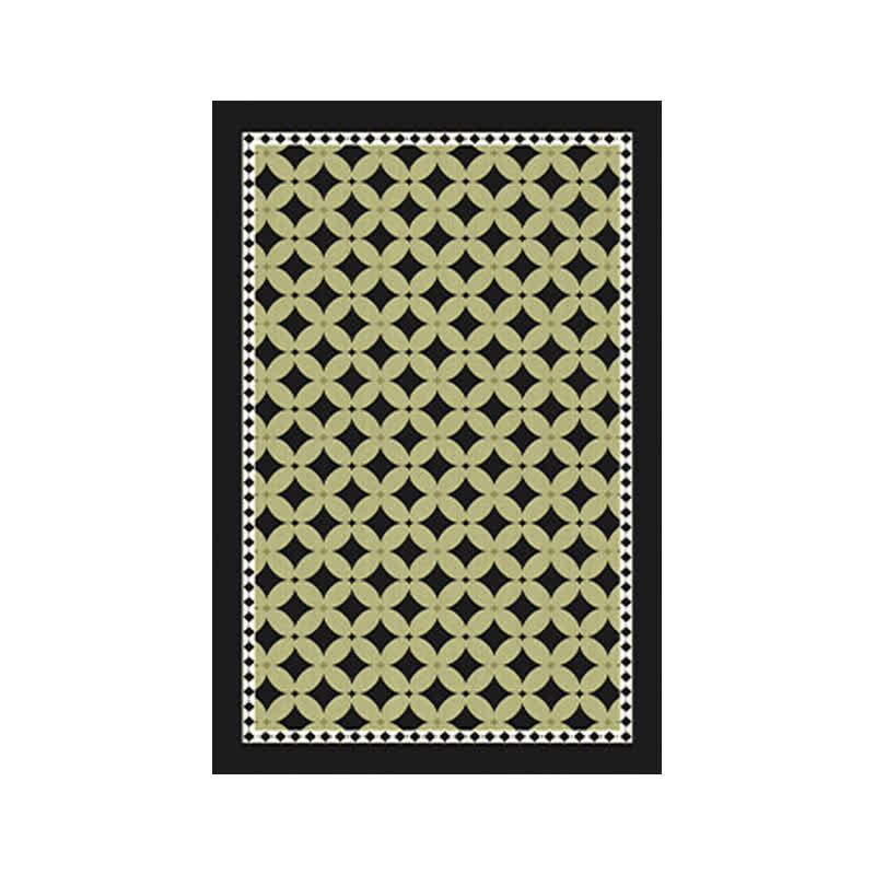 Grüner geometrischer Rauten-Teppich - image 7
