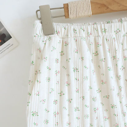 Pyjama-Set aus Baumwoll-Jacquard mit ländlichem Blumenmuster - image 22