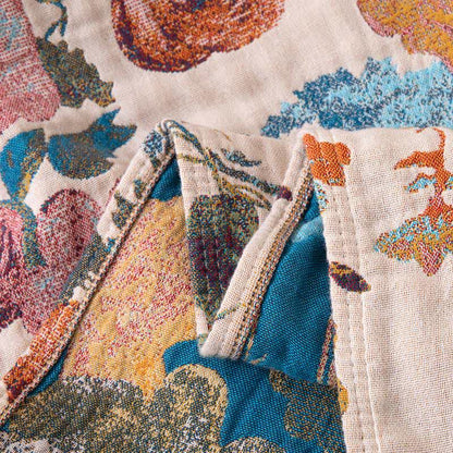 Steppdecke aus reiner Baumwolle mit Blumenmuster - image 6