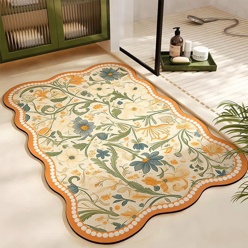 Französische Chic Kieselgur-Badematte - Rechteck - 60cm x 90cm - image 0